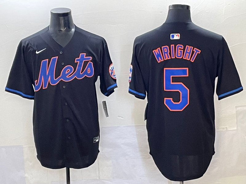 Men 2025 New York Mets #5 Wright blue MLB Nike jersey style 11